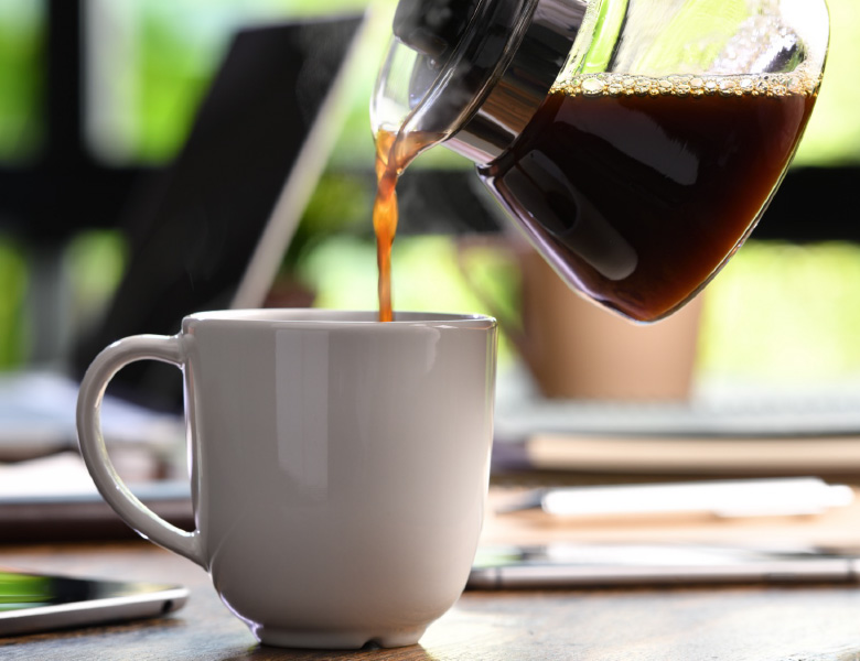 Traditional coffee equipment in Orlando